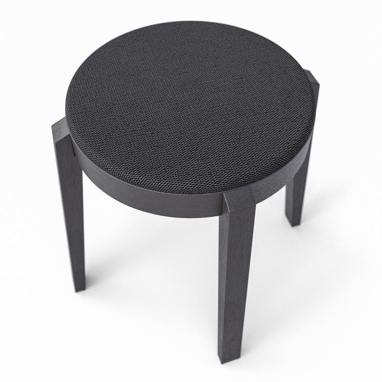 Punton Short Stool by Ton - Image 7
