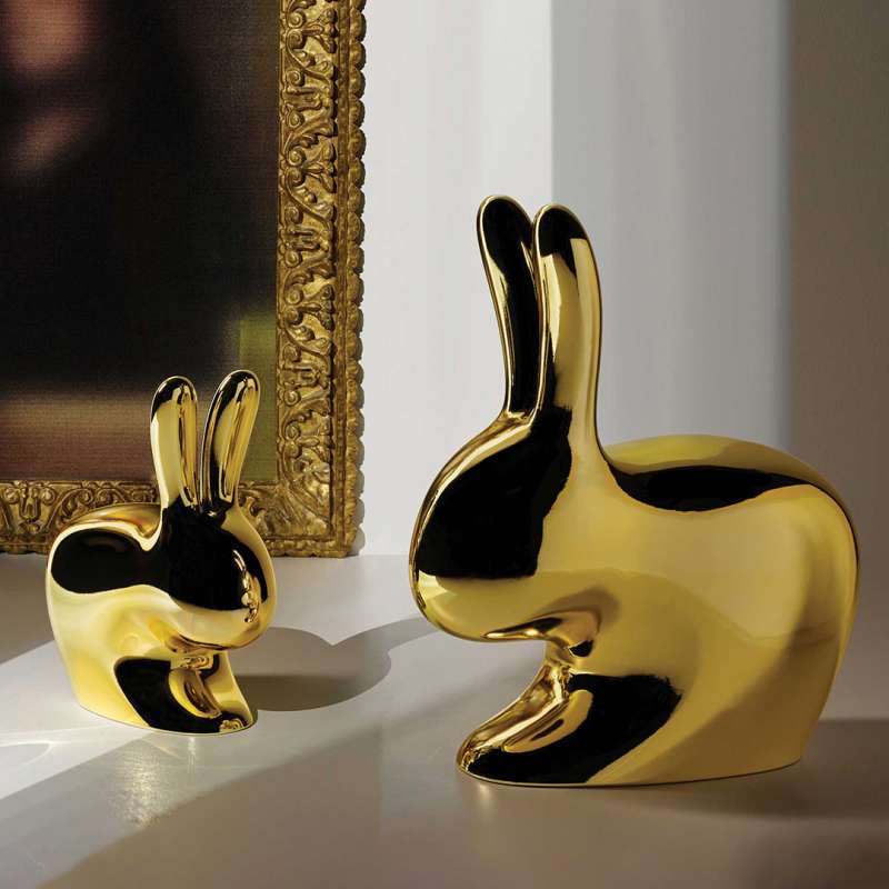 Rabbit Chair Metal Finish by Qeeboo - Image 6