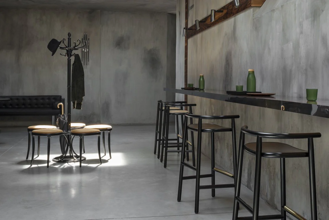 Ruhering Bentwood Bench and Coat Rack by GTV - Image 5