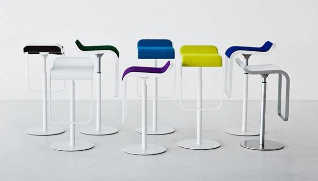 LEM Adjustable Height Powder Coated Gas Lift Stool by Lapalma - Image 19