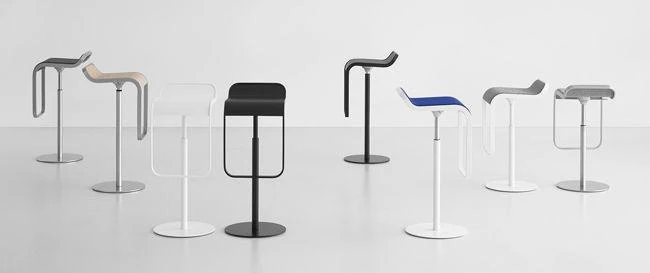 LEM Adjustable Height Powder Coated Gas Lift Stool by Lapalma - Image 20