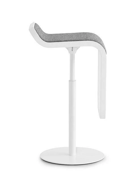 LEM Adjustable Height Powder Coated Gas Lift Stool by Lapalma - Image 5