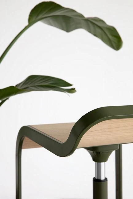 LEM Adjustable Height Powder Coated Gas Lift Stool by Lapalma - Image 8