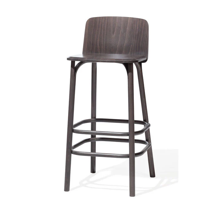 Split Bentwood Stool by Ton