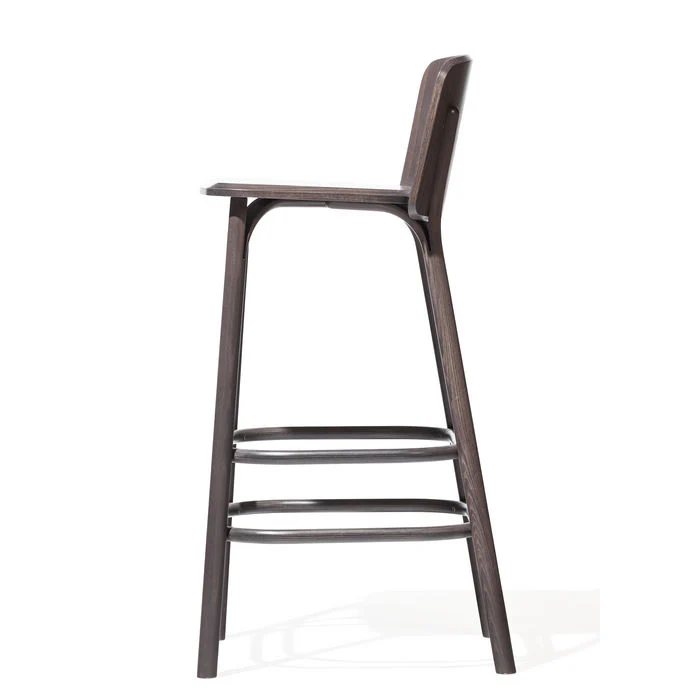 Split Bentwood Stool by Ton - Image 3