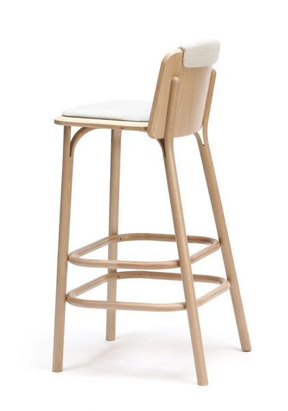 Split Bentwood Stool by Ton - Image 5