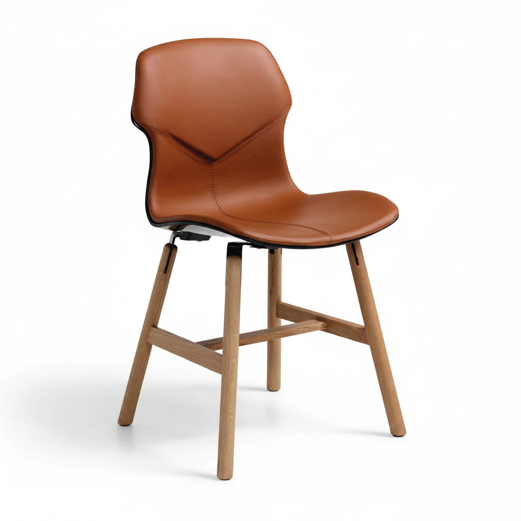 Stereo Wood Front Upholstered Chair by Casamania