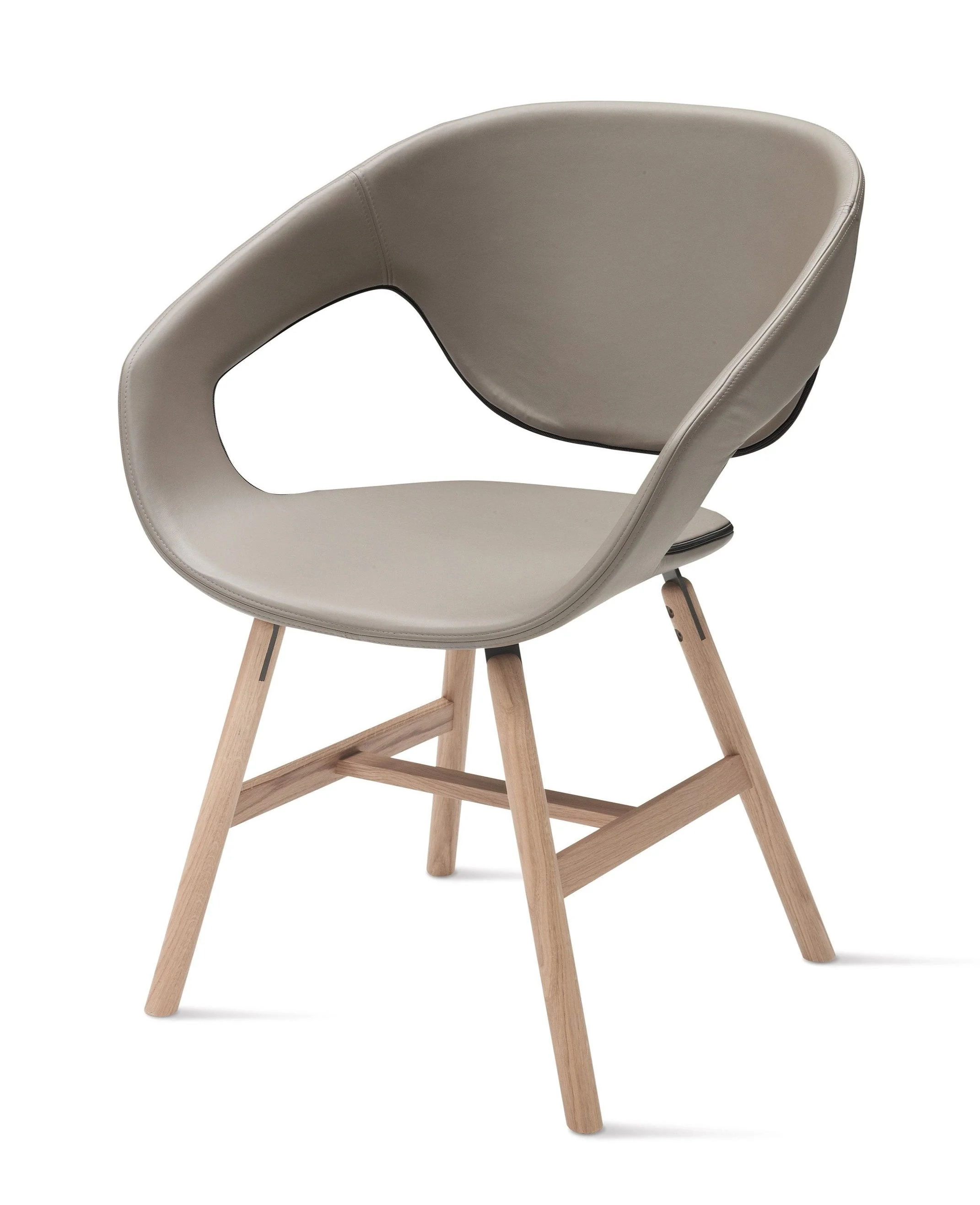 Vad Wood Upholstered Chair by Casamania - Image 2