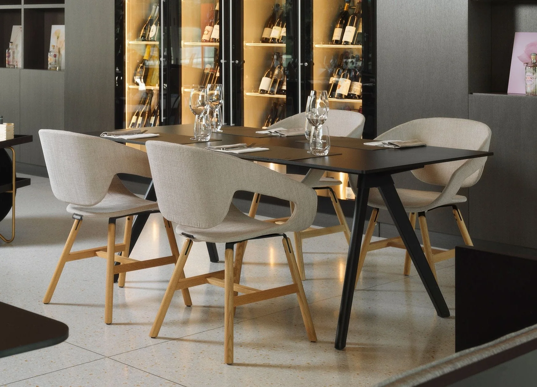 Vad Wood Upholstered Chair by Casamania - Image 6