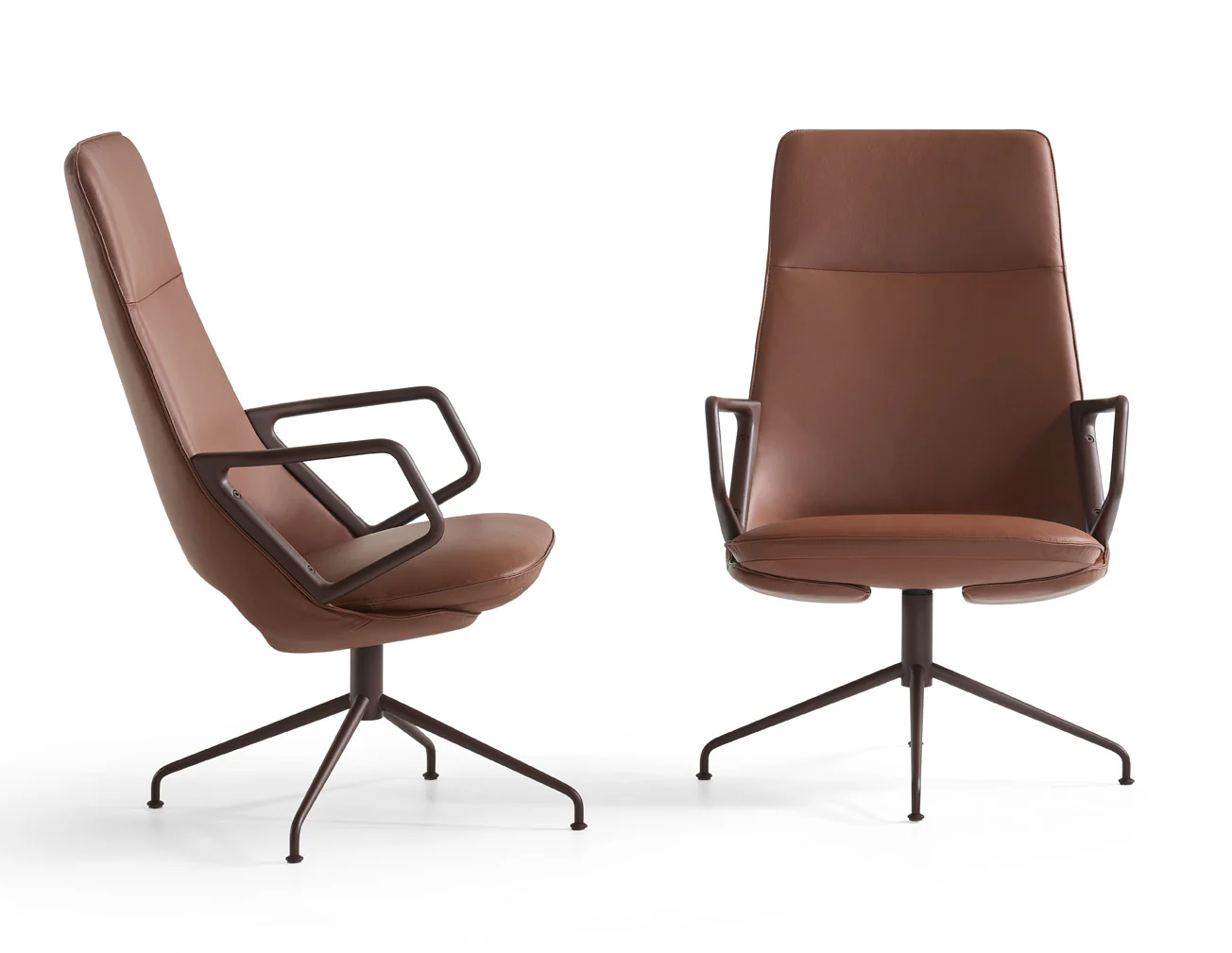 Zuma High Back Swivel Armchair by Artifort - Image 4